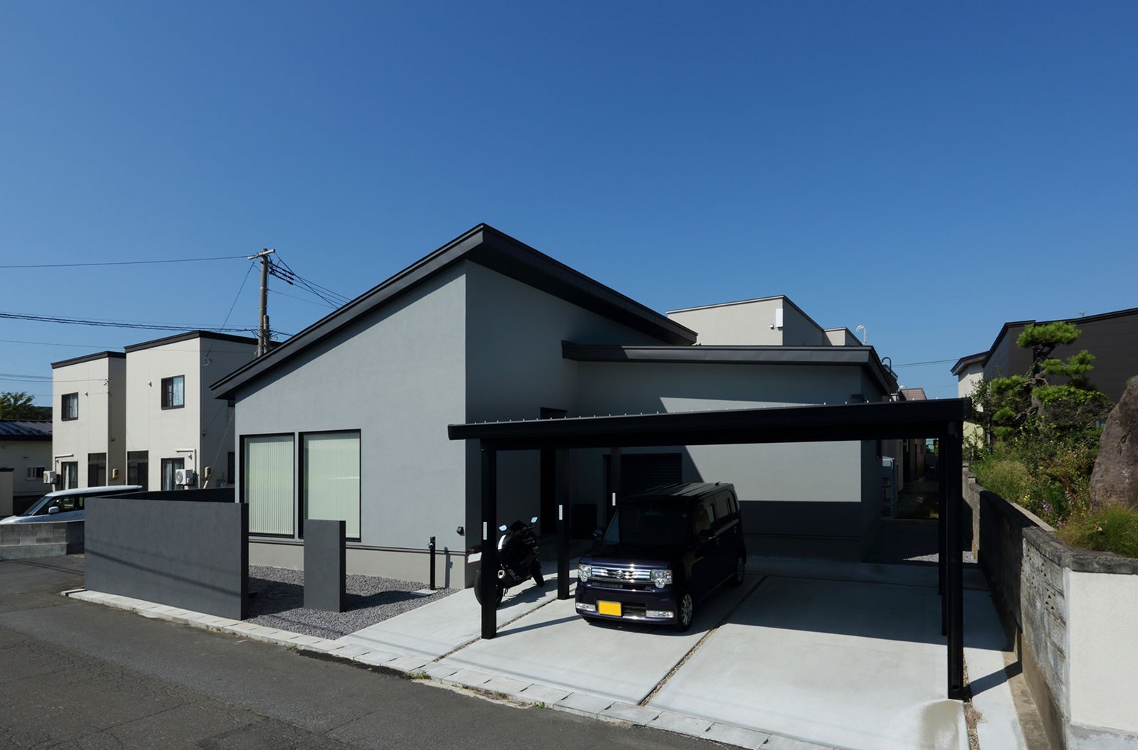 株式会社アポロ建築社｜五所川原市の平屋の外観