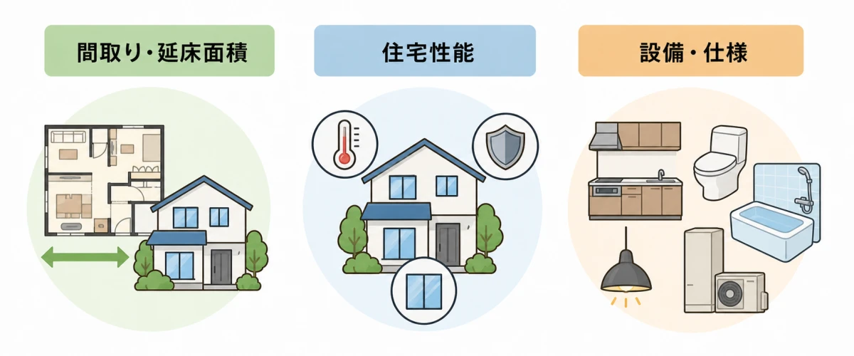 注文住宅の費用が変わる3つの要素｜滋賀でおしゃれな注文住宅！理想の家づくりが叶うおすすめ工務店