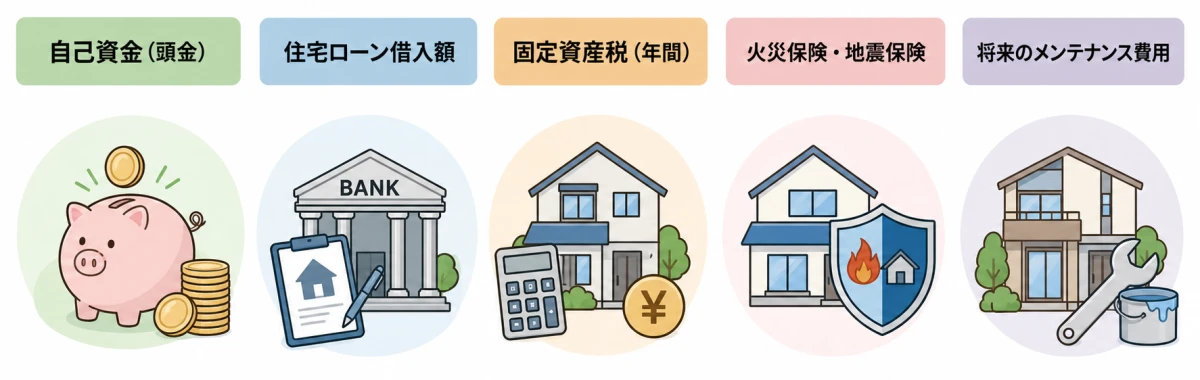 注文住宅の資金計画で忘れたくないポイント｜枚方市でおしゃれな注文住宅！理想の家づくりが叶うおすすめのハウスメーカー・工務店